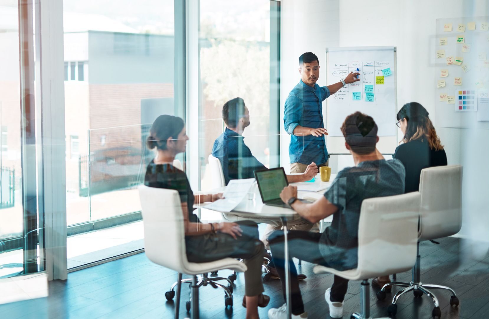 professional training in a board room