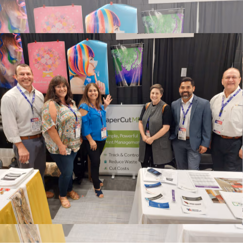 Kristal Cook (RockRoot) with the Datamax sales team