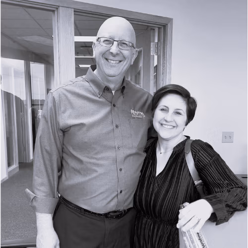 Gregg Bushner (Client Services Manager, Rhyme) Kristal Cook (RockRoot)