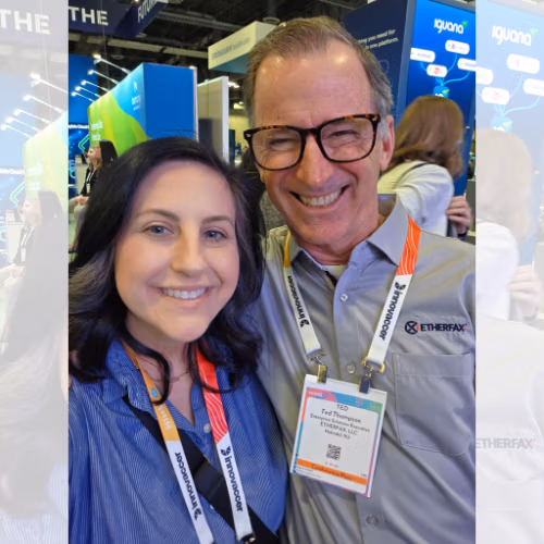 Kristal Cook (RockRoot) and Ted Thompson (EtherFax)